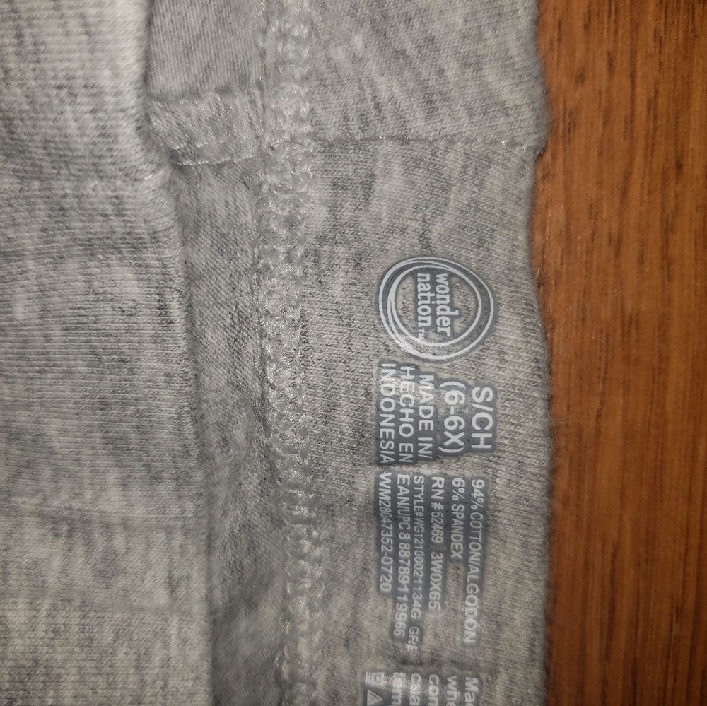 Grey girls leggings